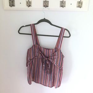 Madewell colorful striped tank top